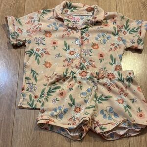 💙 Floral Kids Pajama Set 💙